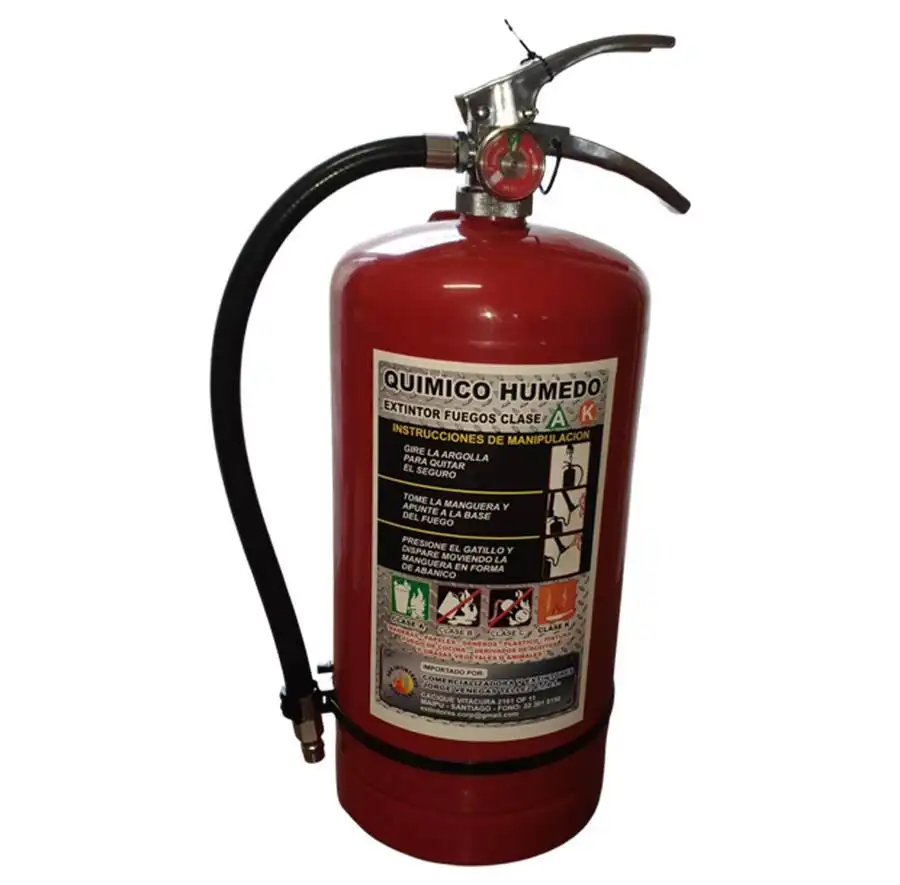 Extintor Acetato de Potasio 6 Lts