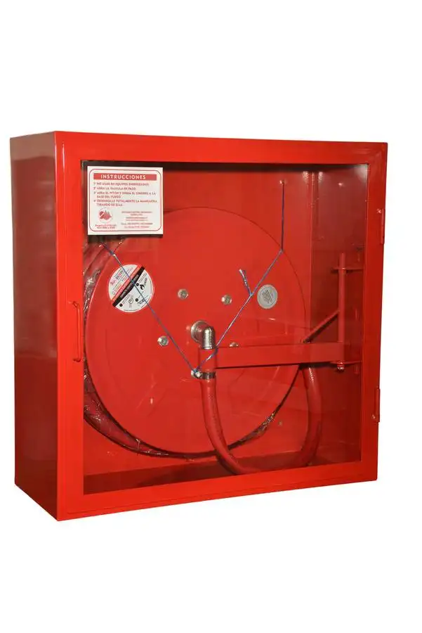 Gabinete 70×70x30 Red Humeda Puerta Vidrio + Carrete Super 25m Completo