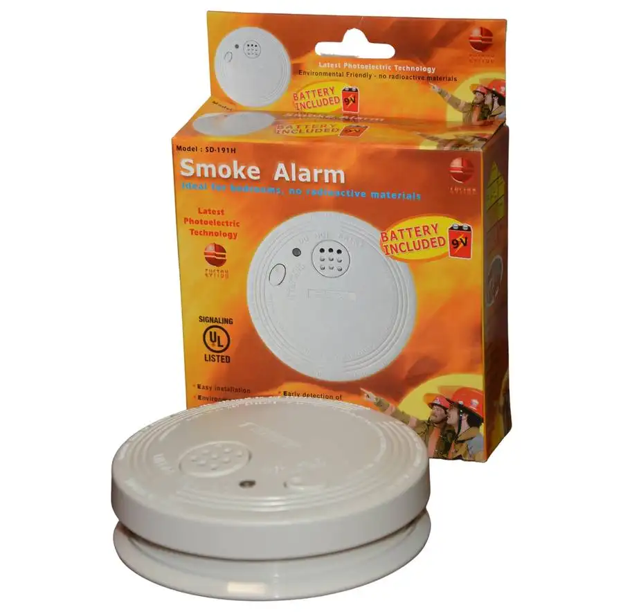 Detector de Humo Fotoelectrico 9 Volt