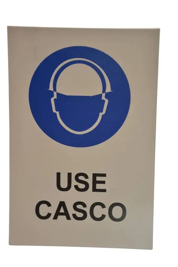 Señaletica Use Casco Sintra  13×20 CM